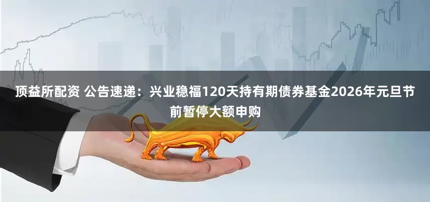 顶益所配资 公告速递：兴业稳福120天持有期债券基金2026年元旦节前暂停大额申购